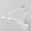 2-Pack Glass Funnel, Funnel Laboratory Instrument 60mm 90mm Kitchen Lab