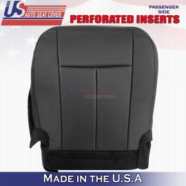 u.s autoseatcovers.inc 2015 2016 2017 Fits Ford Expedition Passenger Bottom w/ Perf Leather Cover Black