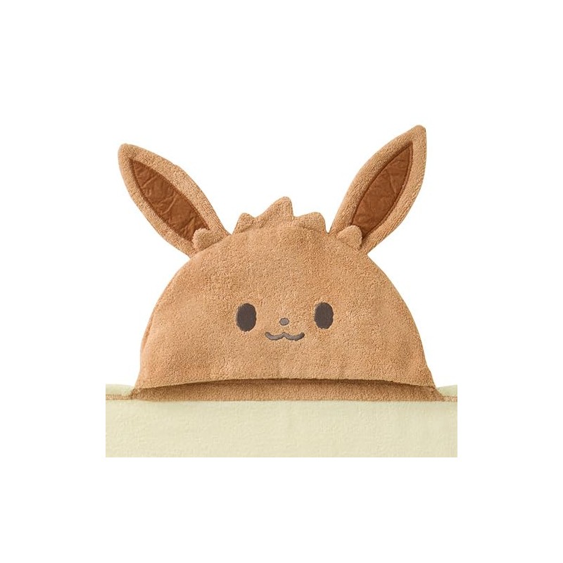 monpoke B896092 Hooded Bath Towel, Eevee Beige