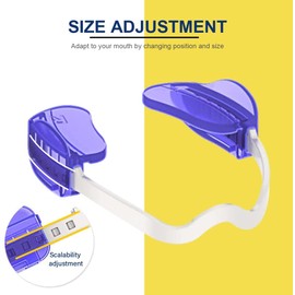 KOHEEL Adaptable Bite Splint Against Bruxism, Crunch Splint for Night, Eliminates Teeth Grinding (6 Pieces) Blue