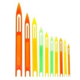 CADANIA 10 Pieces Fishing Netting Needle Repair Net Line Plastic Shuttles Mending Weaving