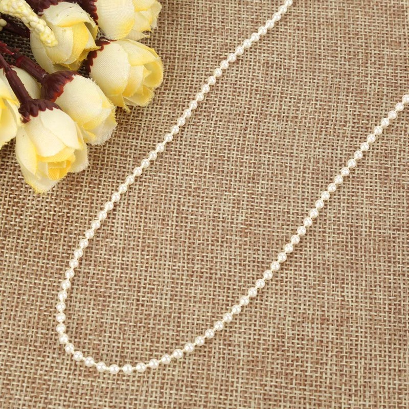 100m/roll Imitation Pearl Wire Beads Garland String DIY Wedding Decoration