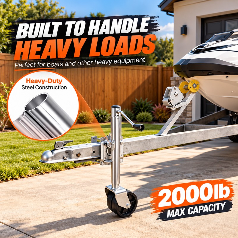 Trailer Jack for RVs & Boats – 2,000 lb Capacity