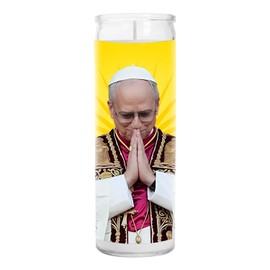 Pope Leo XIV Celebrity Prayer Candle – Robert Francis Prevost Catholic Saint Candle, Funny Religious Gift, Unique Church Decor, Holy Father Vatican Decoration