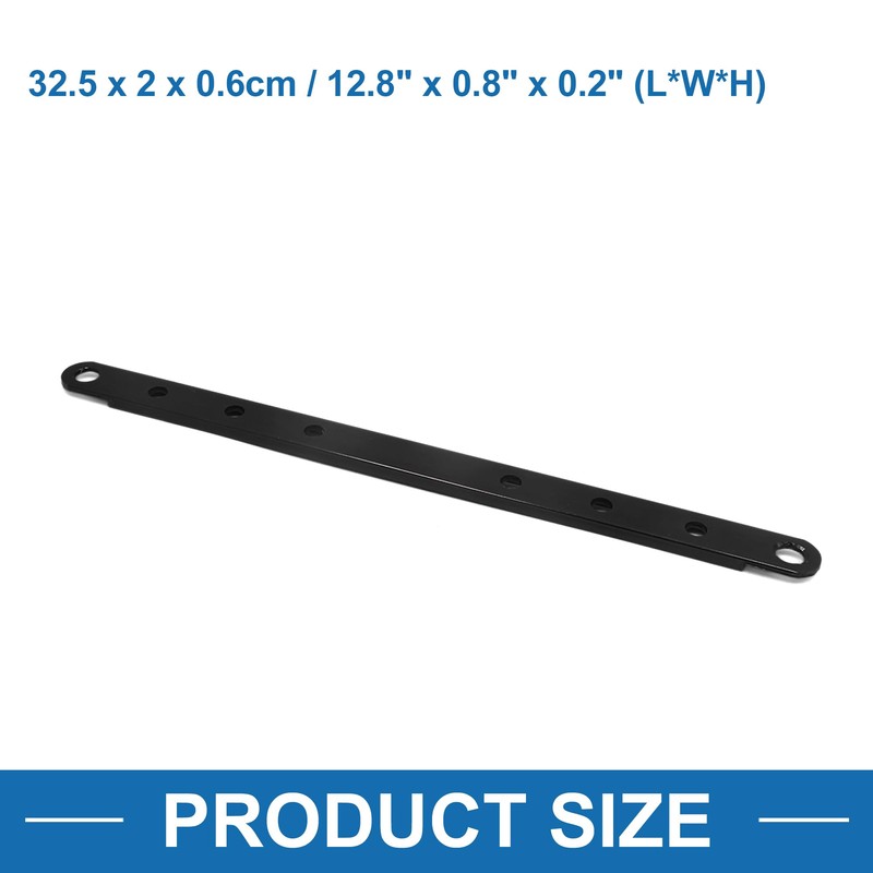 A ABSOPRO Motorcycle Hanger Exhaust Muffler Bracket Aluminum Alloy Black