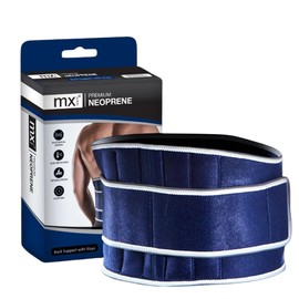 MX Health Back Support - Premium Neoprene Universal (S/M/L) - Includes Stays for Added Support