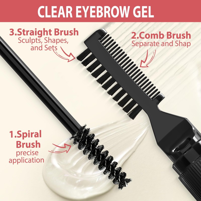Eyebrow Pencil Kit, with Microblading Eyebrow Pen, Eyebrow Gel, Eyeliner,