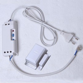 DAS-2090-S Wireless Exhaust Control up to 2300 W with Window Contact Switch DFM-1000. Light Function of the Extractor Hood Can Be Maintained. With Plug and Connection Cable