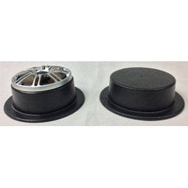GMT Inc Universal Round Flat Flanged Open Bottom Speaker Pod Fits Up to 6 1/2" Round Speakers