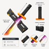Rainbow Light-Up Space Sword Toy with Sound & Mist Effects