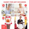 CRB Fashion Waist Apron Kitchen Cooking Restaurant 100% Cotton Bistro