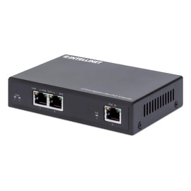 Intellinet 2-Port Indoor Gigabit PoE++ Extender, 60W in, 30W Out, Ultra POE Passthrough Switch, IEEE802.33af/at IEEE802.33BT Compatible- 3 Yr Mfg Warranty-561600