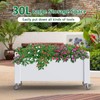 EasyUp Horticulture Garden Bed with Legs, Divisible Resin Planter Box