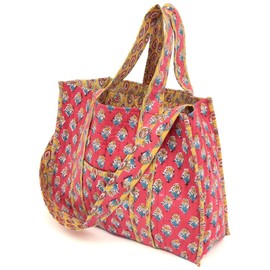 Titicaca ZOSICB7023 Women's Block Print Tote Shoulder, red