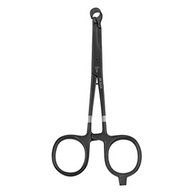 Dr. Slick SlickRelease Scissor Clamp, 6", Black, 8mm ID Release Tube, Curved (1/2)
