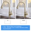 Gold Kitchen Faucet with Pull Down Sprayer, Arofa Stainless Steel