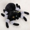Spider Plush Keychain with Expressive Eyes & Soft Fluffy Body
