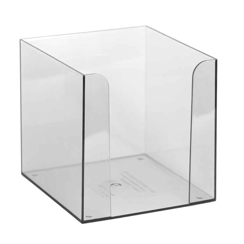 Idena 11184 Note Box, Transparent, 9 x 9 x 8