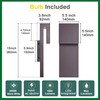 Tarentlight Modern Outdoor Indoor Integrated LED Wall Sconce, 2-Light Total