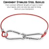 YuCool 4 Size Safety Cable Lock,Safety Stainless Steel Tethers, Security