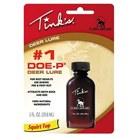 TINK'S #1 Doe-P Non-Estrous Deer Lure w/Mini Bomb, 1 oz