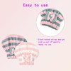 2 Pack Microfiber Hair Drying Cap Towel - Soft &