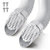 2 Pack Gutter Downpipe Extension for DN100 & DN110 &