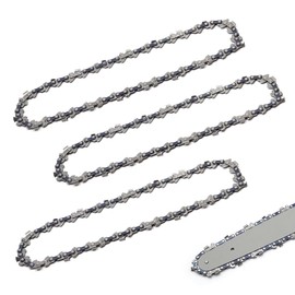 KtbeYTi Pack of 3 Saw Chains 6 Inch 37TG Mini Chainsaw Chain Replacement Chain for Cordless Chainsaw for Cutting Branches in the Garden
