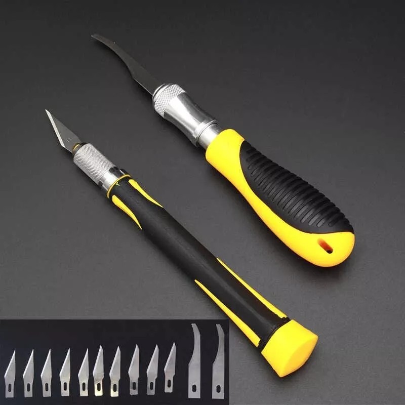 WXLY 15PC Blades Carving Knife Engraving Wood Cutting Hobby fruit