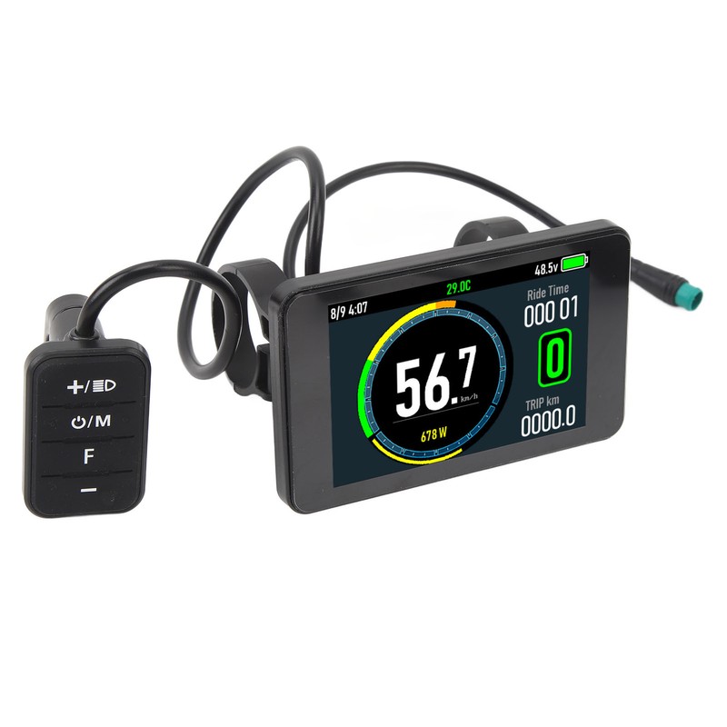 Electric Bicycle T8 LCD Display Colorful Screen 24V 36V 48V