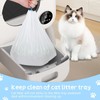 120 Count Cat Litter Box Liners Self Cleaning Litter Box,