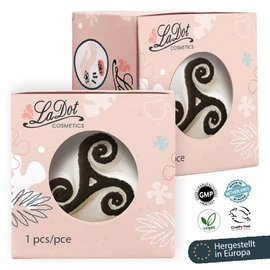 LaDot Tattoo for Children and Adults, Temporary Skin-friendly Fake Tattoos, Tattoo Stamps without Needles for Body and Arm, Waterproof, Ceramic Stamp Triskele