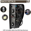 MiKaFex Tail Light Assembly Compatible With 2019-2024 GMC Sierra 1500/2500