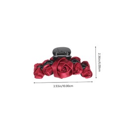PACKOVE Rose Shape Hair Clip for Women Floral Decor Hair Clip for Parties Weddings and Everyday Wear Chic Rose Design