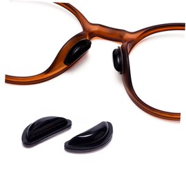 IWOWHERO 10pairs Soft Nose Pads for Glasses Nonslip Eyeglass Nose Support Comfortable Replacement for Eyewear for Frames