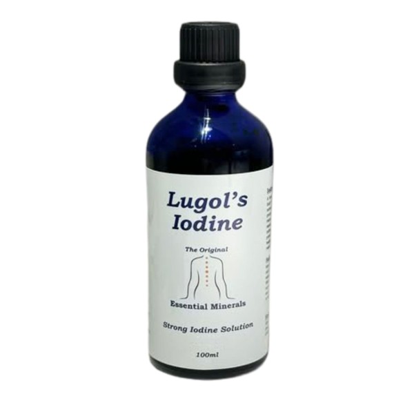 100ml 2% Lugols Iodine Solution with Dropper Insert.