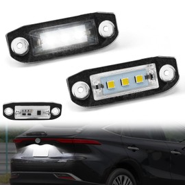 NEIFILES Volvo Car LED License Plate Light 3*5050 LED LED License Plate Light Specifically Designed for Volvo Volvo C30 XC60 XC70 XC90 S40 S60 S80 V50 V60 V70 Built-in Controller White
