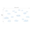 DECOWALL DS9-1702 Clouds Kids Wall Stickers Decals Peel and Stick