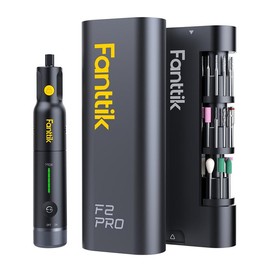 Fanttik F2 PRO/ F2 Master Cordless Rotary Tool Kit 4V Strong Magnetic Motor 5 Speed 25000 RPM 55 Accessories for Sanding Polishing Drilling Carving Cutting DIY Crafts Drill Bits, for 3D printer:_F2 Master