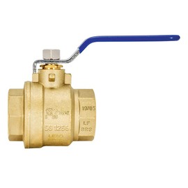 Eastman 1-1/2 Inch IPS Heavy Duty Full Port Ball Valve, Brass Plumbing Fitting, 20053LF