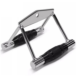 Venbytech for Home Gym Cable Attachment Exercise Machine Tricep Row V Pull Bar D Handle Rubber