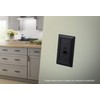 Franklin Brass Architectural (1-Pack) Decorative Light Switch Cover Matte Black