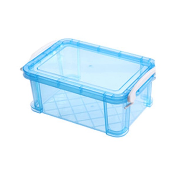 kobeIeen Transparent Index Card Holder Removable Snap-tight Lid Notecard Collection