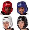 KWON® Taekwondo 40062 PU CE Blue WTF Head Guard -