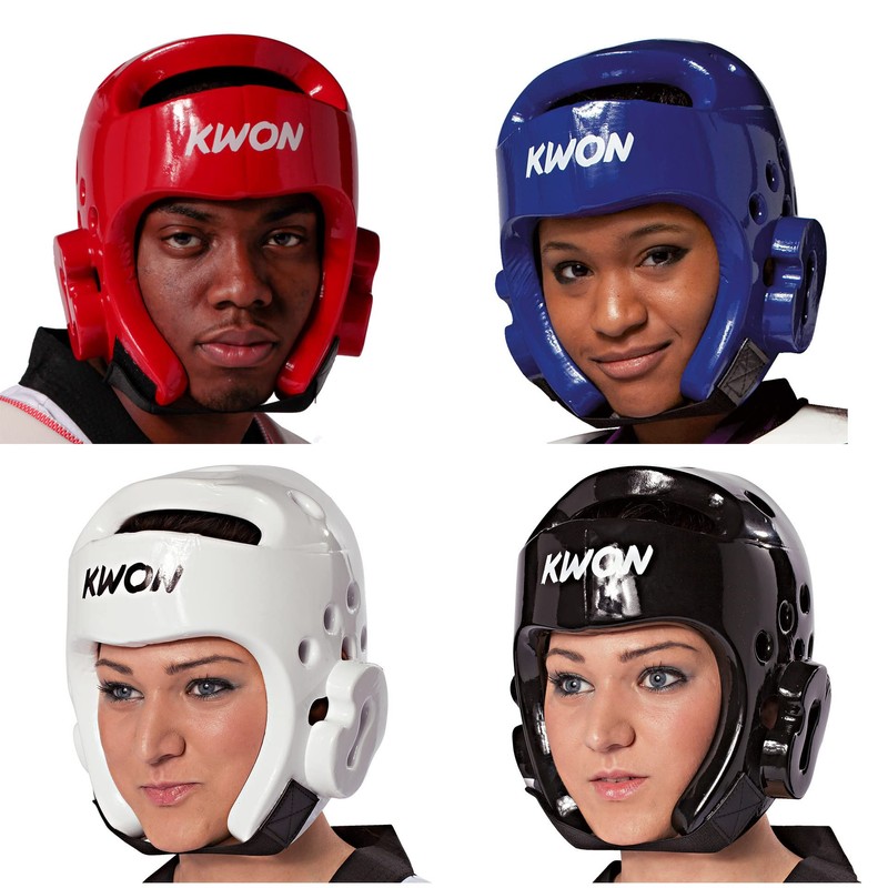 KWON® Taekwondo 40062 PU CE Blue WTF Head Guard -