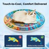 Tyasoleil Cat Water Upstream Lotus Sustainable Cooling Mat for Pets