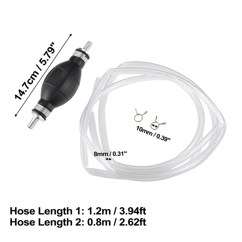 X AUTOHAUX 1 Set Manual Oil Gasoline Siphon Pump Liquid