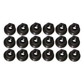 CARTER (16) 9/16" Swivel Flange Nuts for 7k - 8k Trailer Axles use with 17.5" Wheels