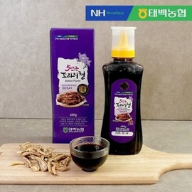 Taebaek Agricultural Cooperative Deep and Rich 5-Year-Old Bellflower Root 480g x 2 Bottles / 태백농협 깊고 진한 5년근 도라지청 480g x 2병