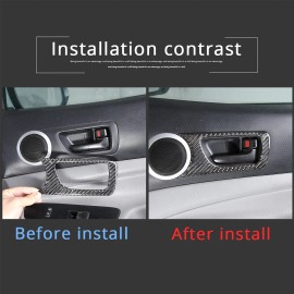 momocar Interior Door Handle Bowl Frame Cover Trim Sticker Fit For Toyot Tacoma 2011-15